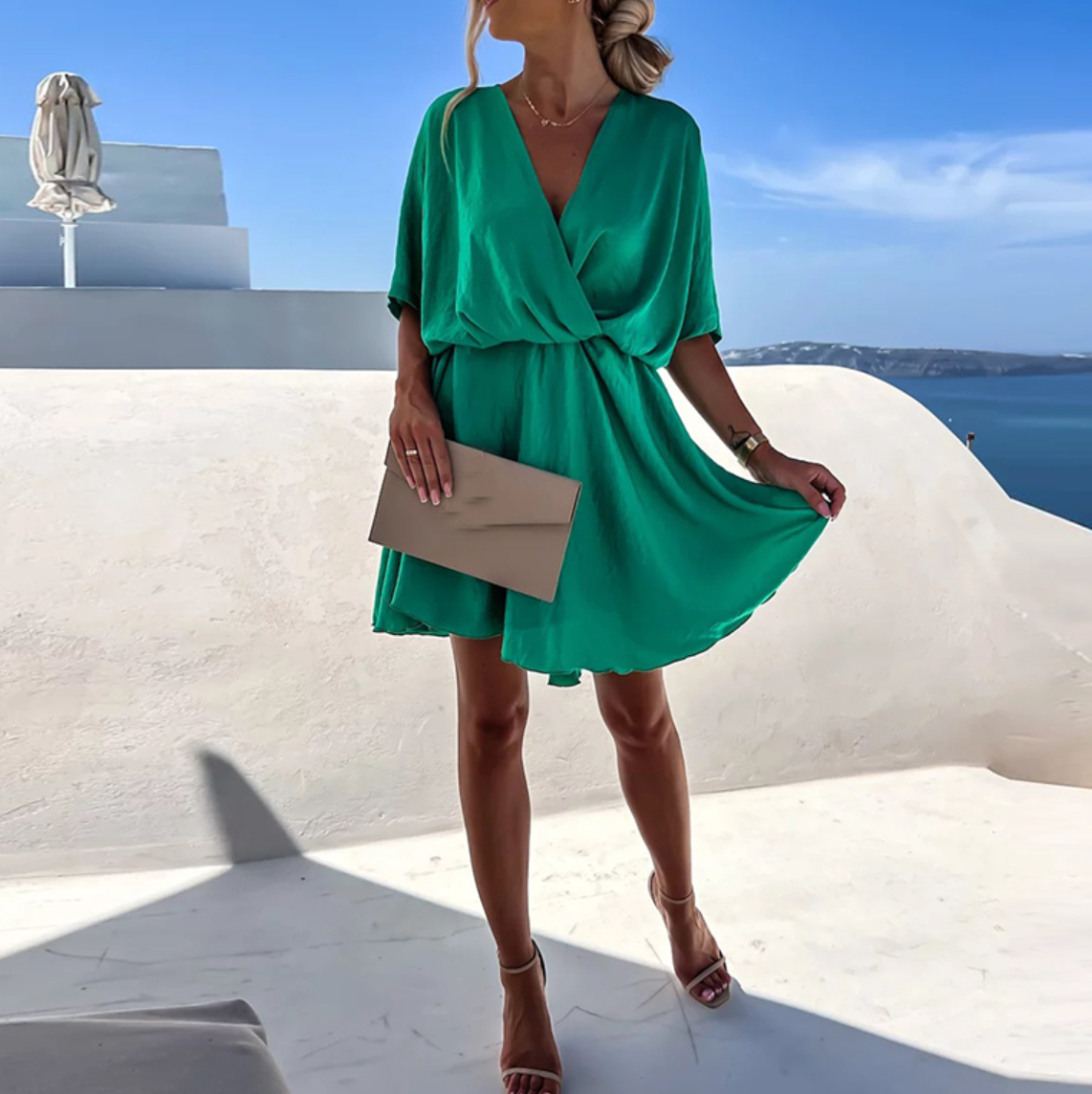 Valenzora | Anmutiges Kleid mit zarten Falten