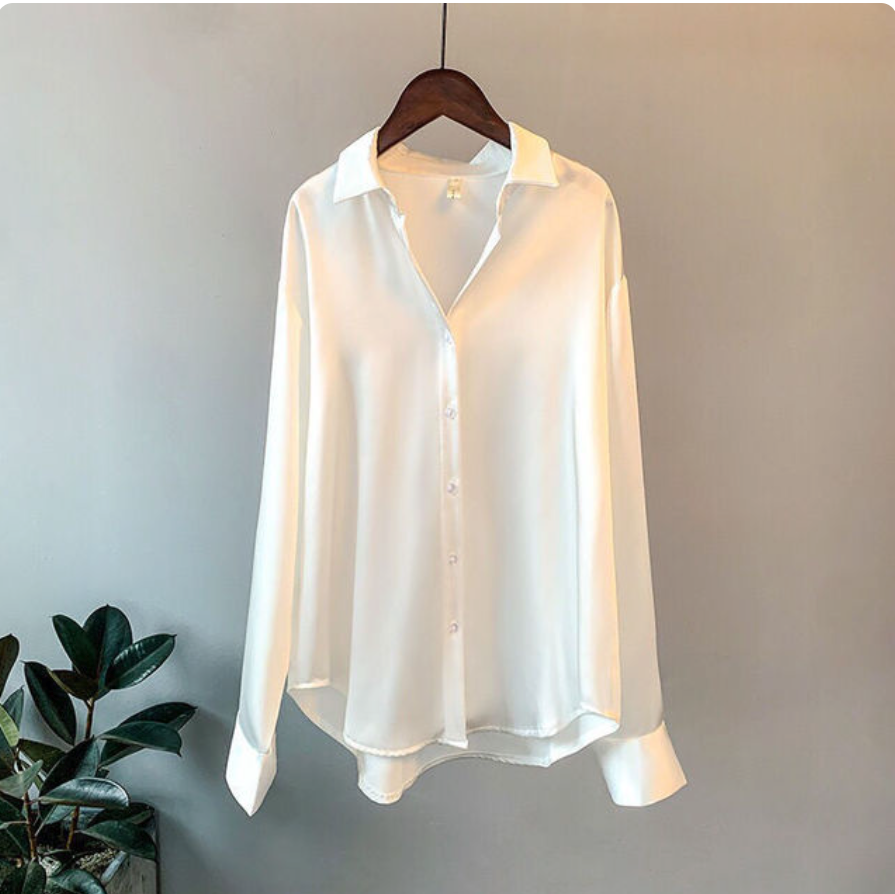 Valenzora | Elegantes Satenshirt
