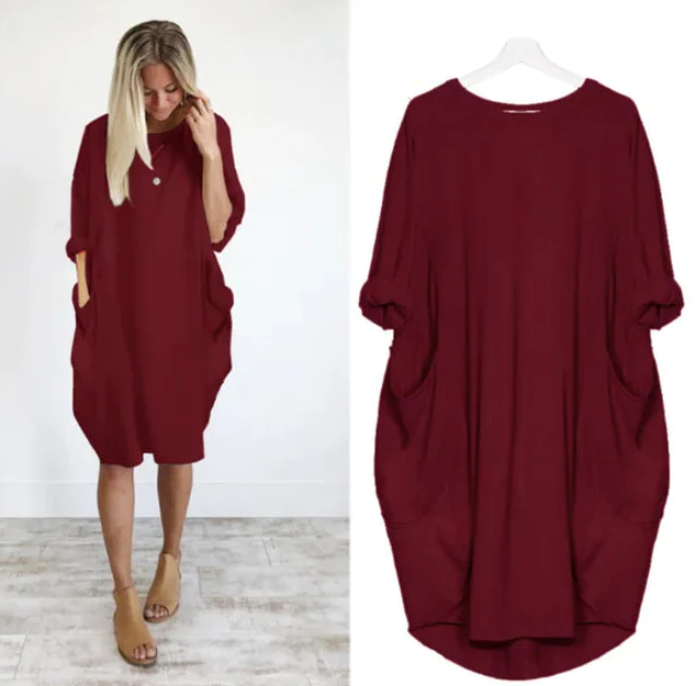Valenzora | Comfortable belly-covering dress