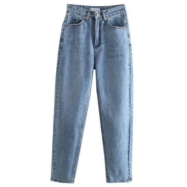 Valenzora | High-Waist Straight-Leg Jeans