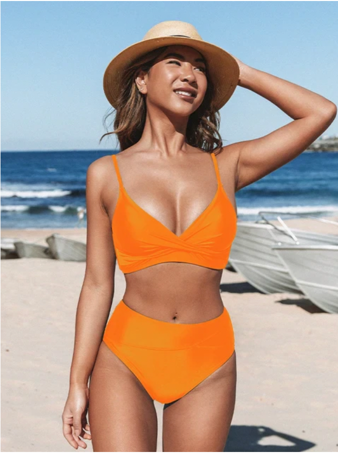 Valenzora | Elegantes High-Waist Bikini-Set für Damen