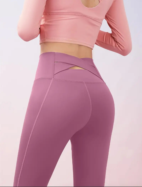 Valenzora | Taillen-Leggings in Pink