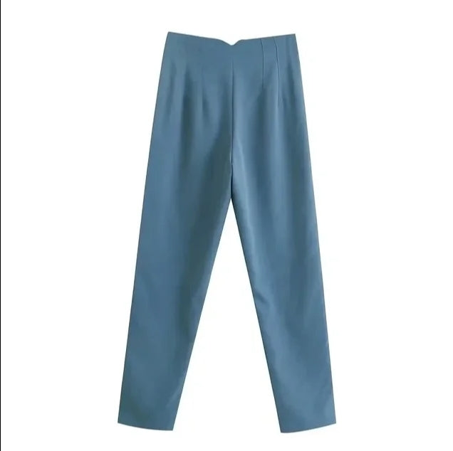 Hohe Taille - Legere Stoffhose