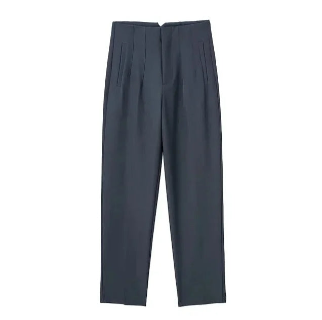 Hohe Taille - Legere Stoffhose
