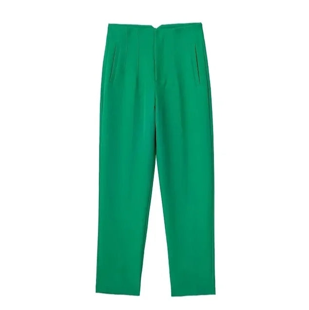 Hohe Taille - Legere Stoffhose