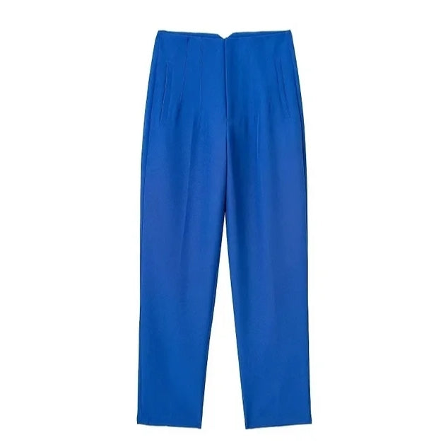 Hohe Taille - Legere Stoffhose