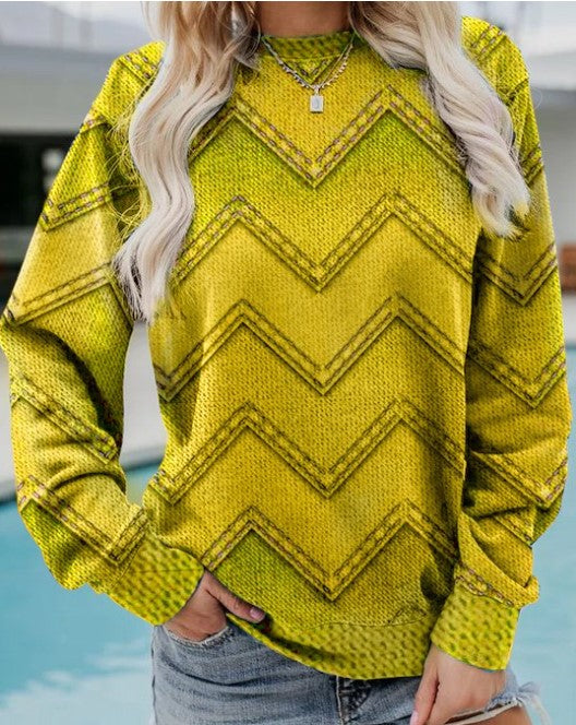 Valenzora | GEOMETRIC CASHMERE SWEATSHIRT