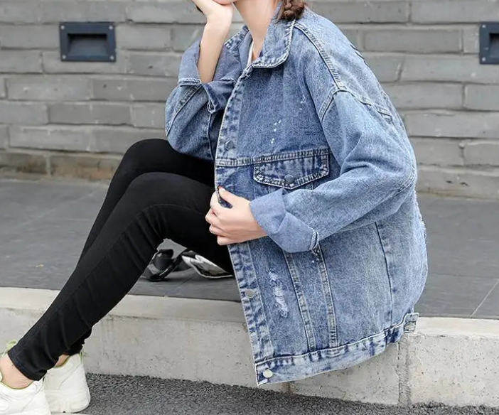 Valenzora | Denim jacket with a cool design MM Mouse Woman