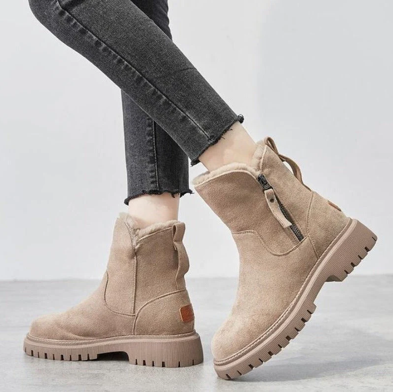 Valenzora | Classic Autumn Wedge Ankle Boots for Women