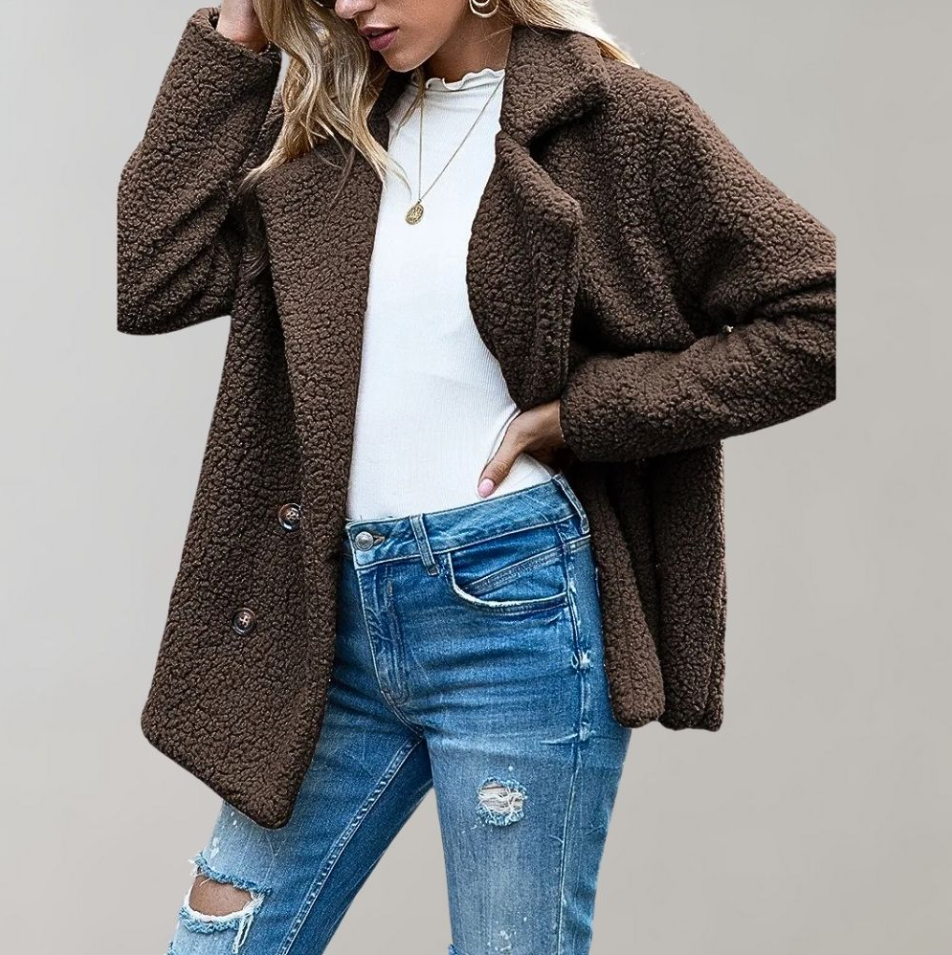 Valenzora | Warme und flauschige Damenjacke