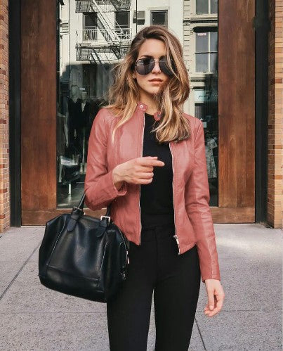Valenzora Winter Leather Jacket in Modern Style for Women | Perfect for Winter