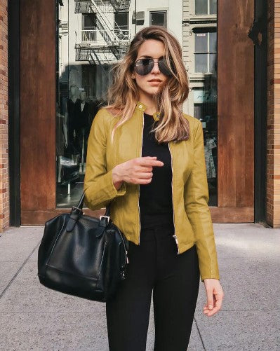 Valenzora Winter Leather Jacket in Modern Style for Women | Perfect for Winter
