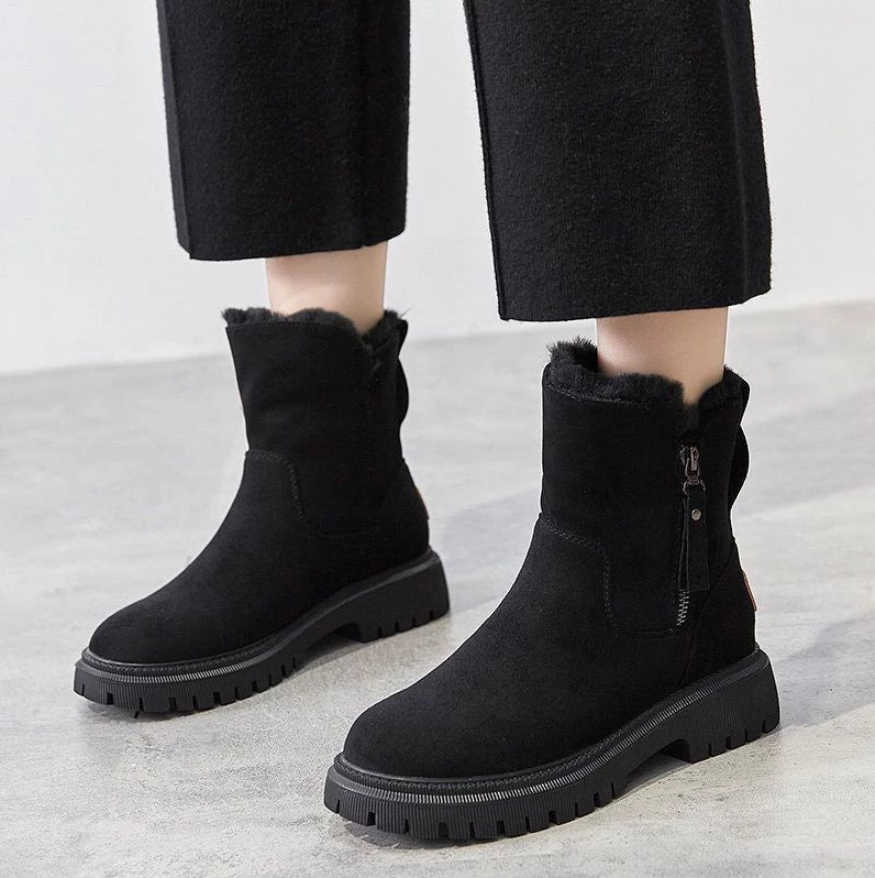 Valenzora | Classic Autumn Wedge Ankle Boots for Women