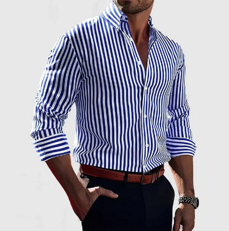 Valenzora | Striped cotton shirt
