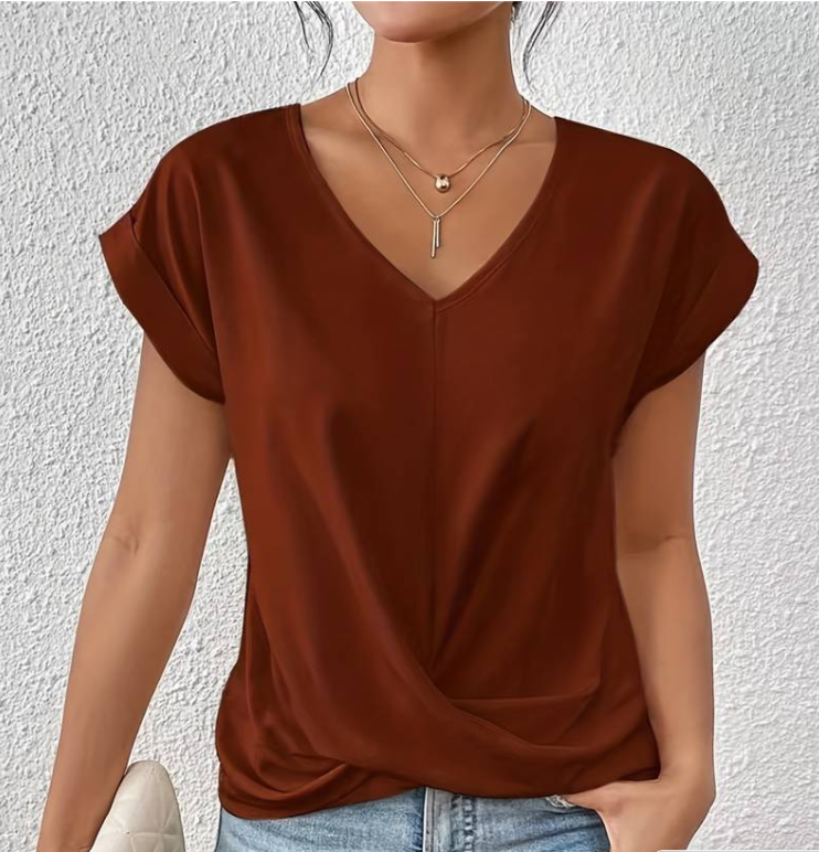 Valenzora | Elegant V-neck top