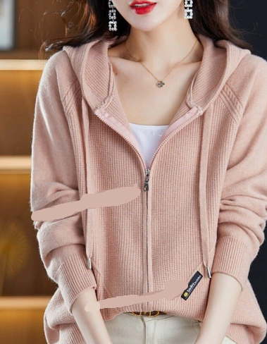 – Plain pink hoodie