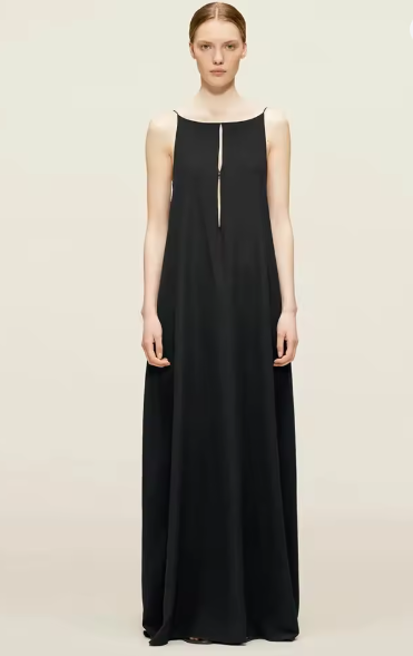 Valenzora | Rückenloses Satin-Kleid Lang für den Urlaub