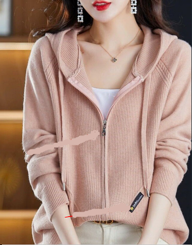 – Plain pink hoodie