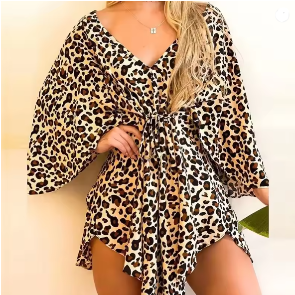 Valenzora | Elegance leopard jumpsuit