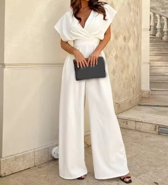 Valenzora | Eleganter Jumpsuit mit weitem Bein