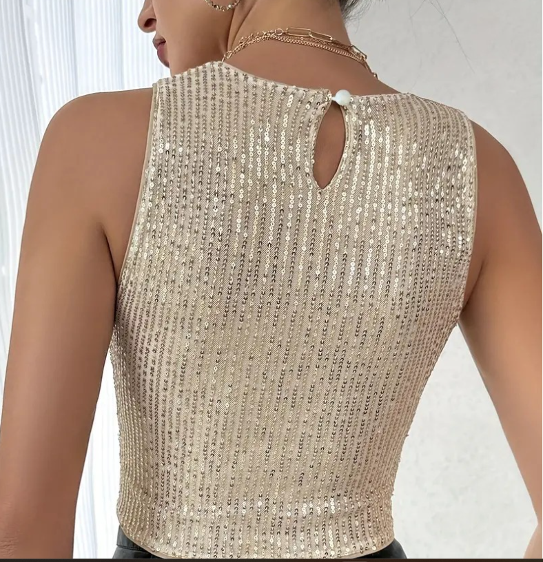 Valenzora | Sparkling Sequin Top For A Glamorous Look