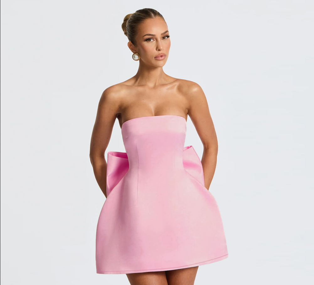 Valenzora | Sleeveless mini dress with bow detail