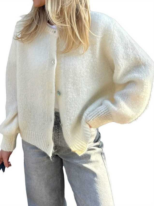 Valenzora | Women's knitted cardigan with buttons