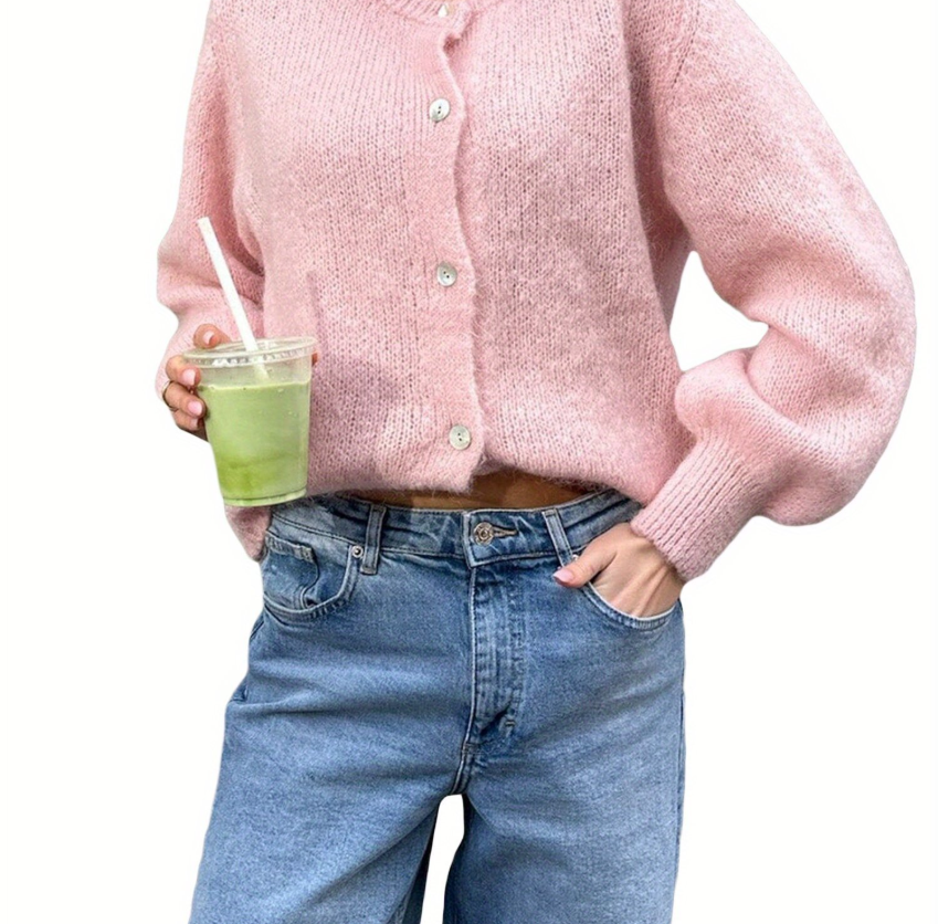 Valenzora | Women's knitted cardigan with buttons