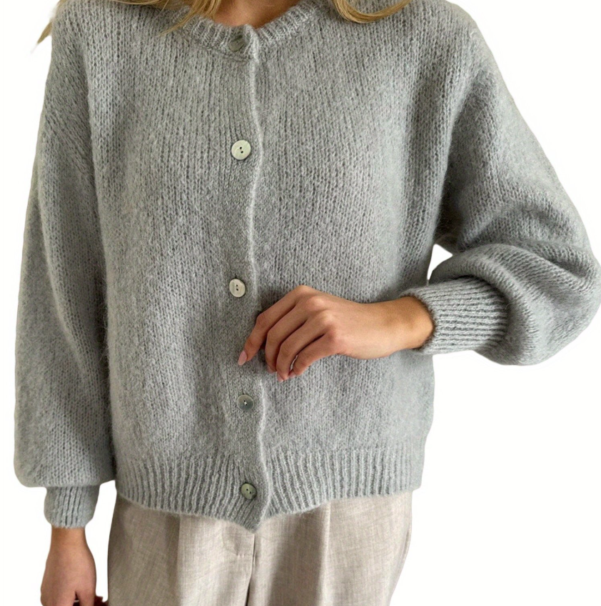 Valenzora | Women's knitted cardigan with buttons