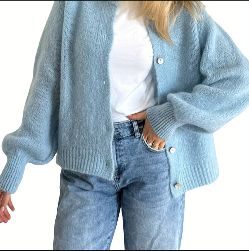 Valenzora | Women's knitted cardigan with buttons