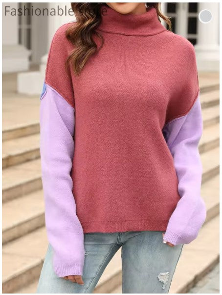 Valenzora – Color block sweaters are a winter trend