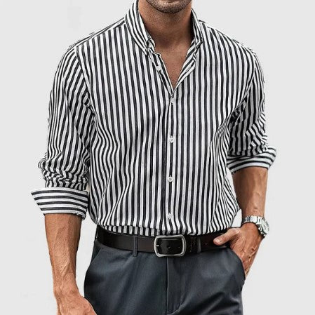 Valenzora | Striped cotton shirt