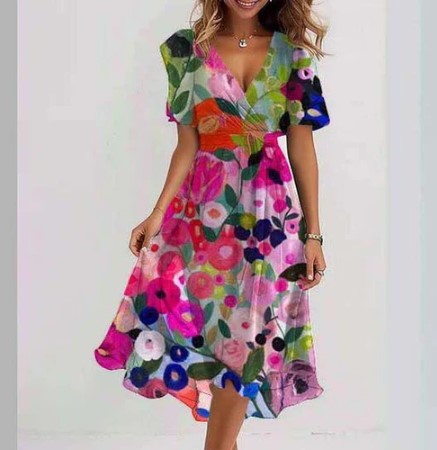Valenzora | Color Play Kleid