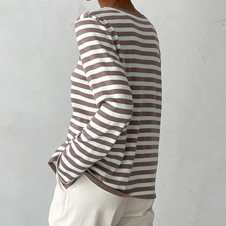 Valenzora | Gestreiftes Langarmshirt