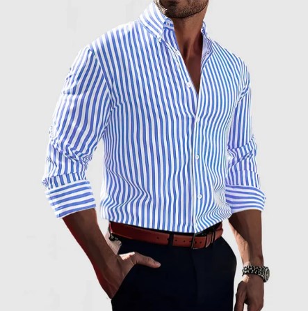 Valenzora | Striped cotton shirt