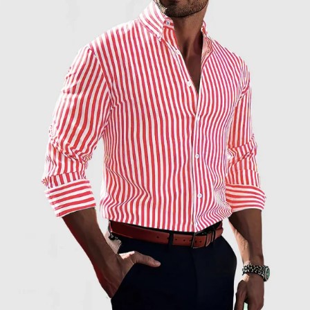 Valenzora | Striped cotton shirt