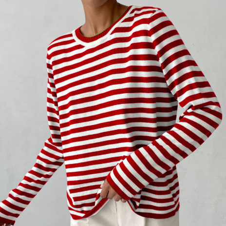 Valenzora | Gestreiftes Langarmshirt
