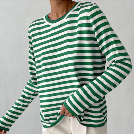 Valenzora | Gestreiftes Langarmshirt
