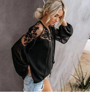 Valenzora | Whisper Lace T-Shirt
