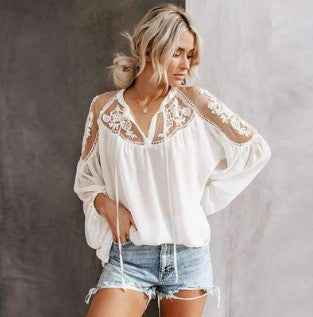 Valenzora | Whisper Lace T-Shirt