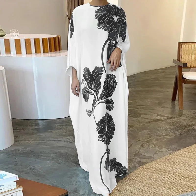 Valenzora | Fashionable dress with floral print