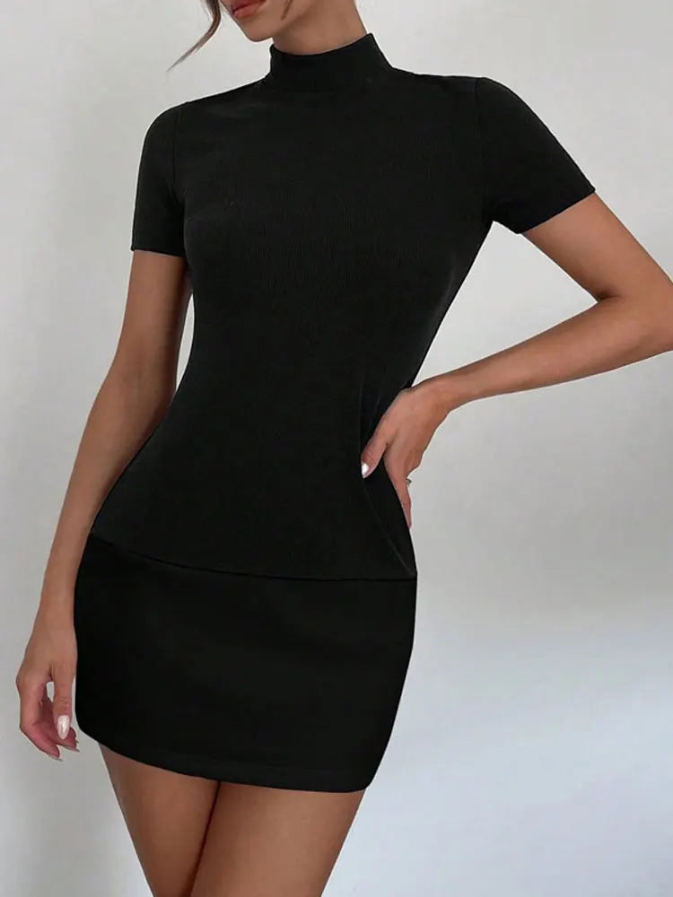 Valenzora | Lässiges Patchwork-Minikleid