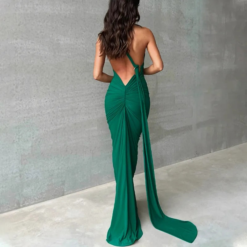 Valenzora | Elegantes, eng anliegendes Kleid mit One-Shoulder-Schnitt und hohem Rücken