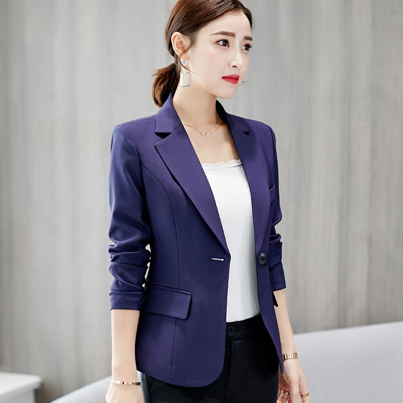 Valenzora Casual Pockets Short Blazer