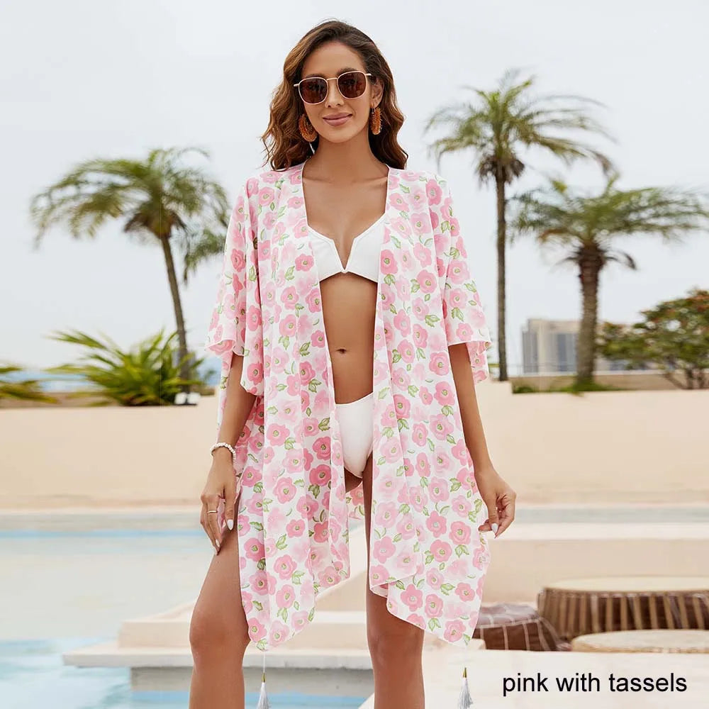 Valenzora Chiffon Bikini-Cover-ups