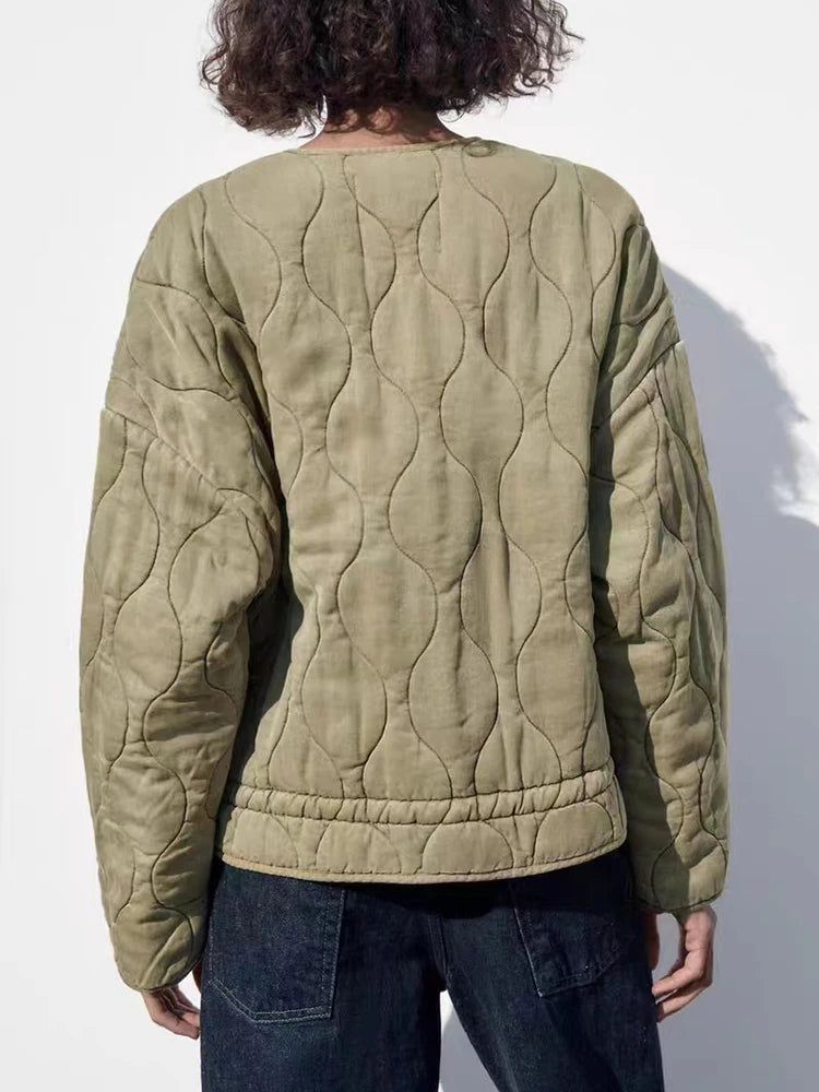 Valenzora | Oversized Vintage Padded Women's Jacket