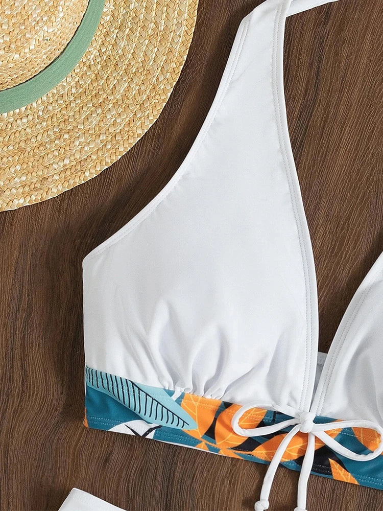 Valenzora | Hochtaillierter Bikini mit Print