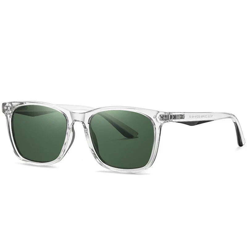 Valenzora | Klassische Sonnenbrille mit transparentem Rahmen