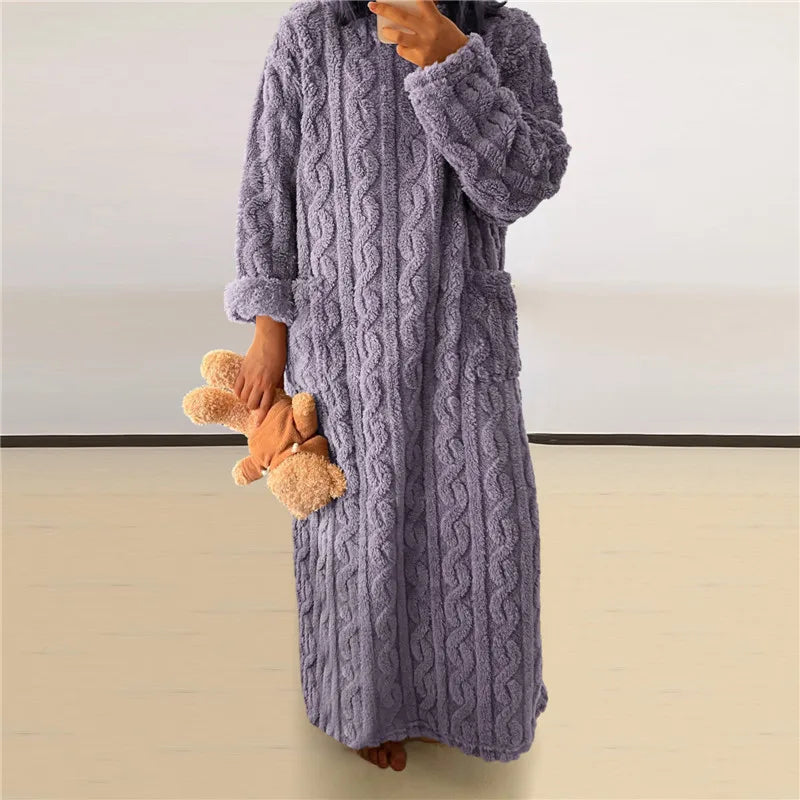 Valenzora | Fleece Teddy Dress