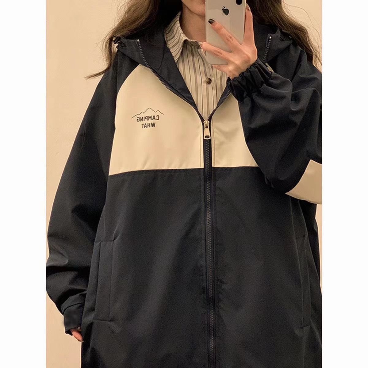 Valenzora | Wasserdichte zweifarbige Jacke für Damen